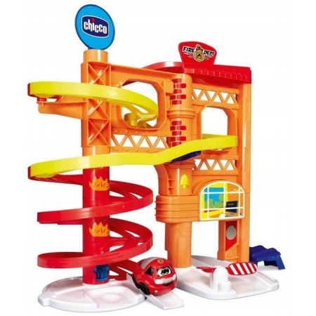 Chicco Straż Pożarna Remiza TURBO KULA + autko
